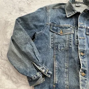 Vintage Guess Georges Marciano Denim Jean Jacket Mens Size Large 80s Big‎ Logo thumbnail 6