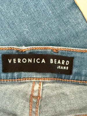 Veronica Beard Carolyn Baby Boot High Rise Tuxedo Stripe Crop Jeans 29/8 thumbnail 11