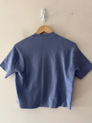 Abercrombie & Fitch‎ Blue Sweater Tee thumbnail 3