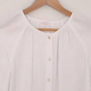 Wilfred Free Aritzia Sail Dress Swim Cover Womens 2XS White Organic Cotton Gauzy thumbnail 2