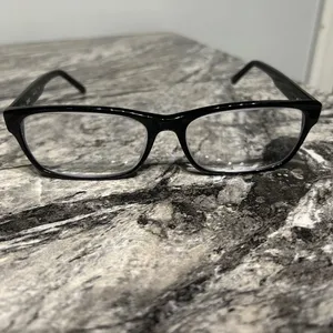 Tapout Black Rectangular Eyeglasses frames and hard case only Unisex thumbnail 2
