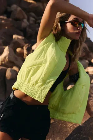 Free people Scrunch Time Puffer Vest thumbnail 1