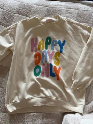 Pink Lily Happy Days Only Sweatshirt thumbnail 1