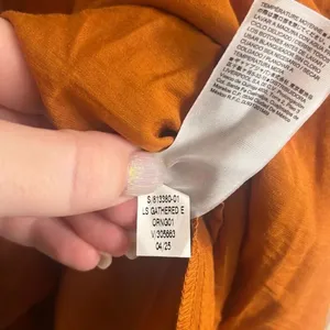 ✨Banana Republic GATHERED-WAIST ORANGE MINI SZ MEDIUM DRESS✨ thumbnail 7