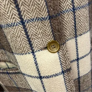 Vintage Bianca Plaid Single Button Wool Blazer‎ Jacket Womens 12 Preppy Classic thumbnail 8
