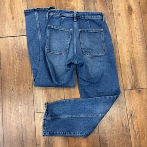 OLD NAVY High-Rise OG Loose Utility Jeans Blue Women's Size 2 Relaxed Boho thumbnail 5