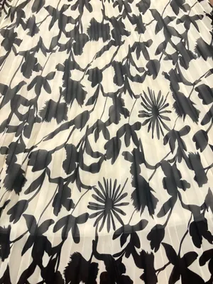 WD NY Black Floral Maxi Skirt thumbnail 3
