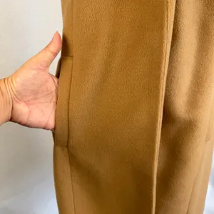 GUESS Los Angeles Womens Medium Camel Tan‎ Faux Fur Collar Longline Vest Chic thumbnail 5