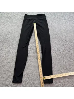 Lululemon Black High Rise Leggings Women’s Size 4 Athletic Yoga Pants Stretch thumbnail 4