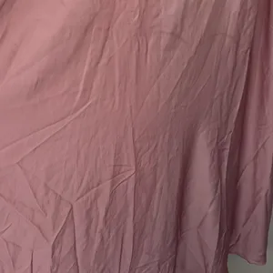 Lulus Maxi Dress Real Romantic Light Rose Pink Satin Strapless Flowy Size S thumbnail 7