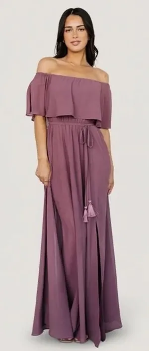 Baltic Born Victoria Off Shoulder Maxi Dress XL thumbnail 1