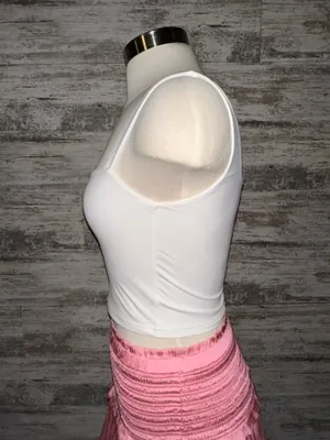 Edikted Top Crop White  thumbnail 4