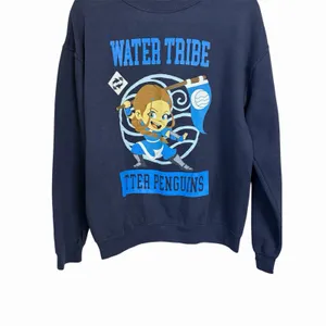 Avatar The Last Airbender Sz M Blue Water Tribe Otter Penguins Sweatshirt Top thumbnail 3