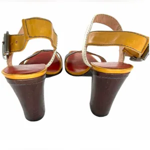 Marc by Marc Jacobs Multicolor Leather Block Heel Sandals 6.5 Ankle Strap No Box thumbnail 7