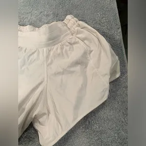 Lululemon white shorts 4 thumbnail 3