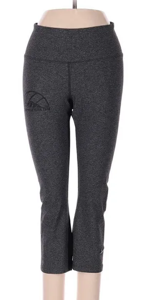 Nike Women's Size Medium Cropped Leggings‎ Dark Gray Mt. Hood Volleyball Club thumbnail 1