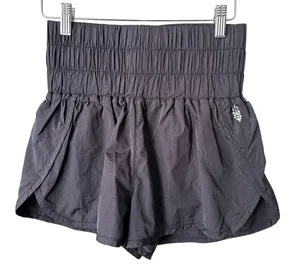 Free People Movement The Way Home Shorts Black Small thumbnail 1