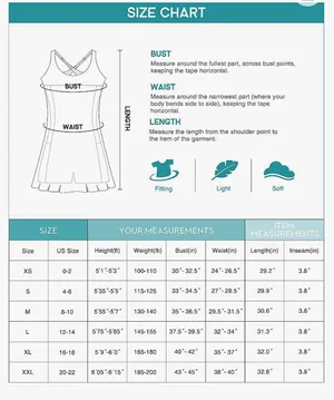 Heathyoga Womens Tennis Dress with Shorts Underneath Workout Dress with Built-in Bra Athletic Dresses Golf Dress Exercise Dress thumbnail 12