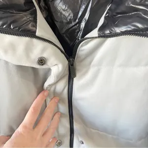 Zella Velvet Puffer Jacket Sz L thumbnail 7