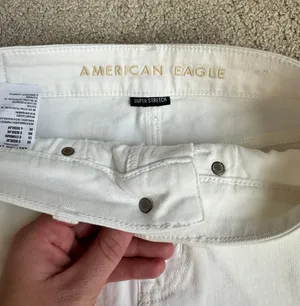 Super Stretch White Denim Mini Skirt thumbnail 4