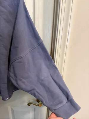 adidas Lavender Crewneck Cropped Hoodie thumbnail 9