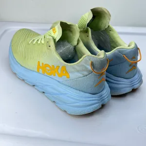 Hoka Rincon 3 Womens 8.5 Running Shoes Lime Green Blue (black spot was silicone) thumbnail 3