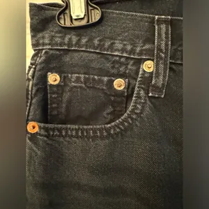 REDONE Women’s Black Zipper Ankle High Rise Cotton Denim Jeans Size 25 thumbnail 7