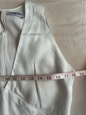 Pampelone• NWOT• Brown & White Linen Dresses Bundle• Sz S thumbnail 8