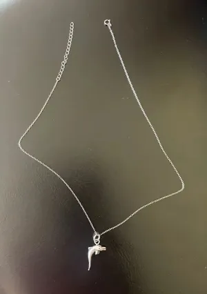 Chain and pendant - dolphin 925 silver Jewelry thumbnail 1