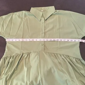 Women’s Lightweight Long Sleeve Loose Maxi Bohemian Ruffle Hem Dress Size XL NEW thumbnail 12