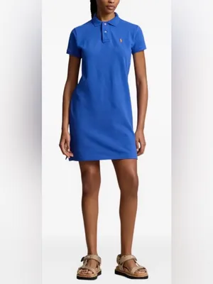 Ralph Lauren Polo Short Sleeve Y2K Party 2000 Hipster Mesh Mini Dress M Preppy thumbnail 9