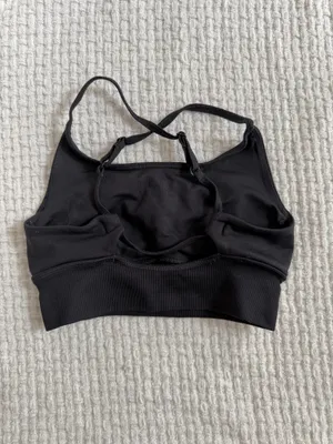 Gymshark Sports Bra Black thumbnail 3