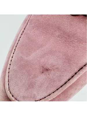 Vionic Lavender Adeline Loafers Slip On Genuine Suede Gold Bit Detail Flats Sz 6 thumbnail 10