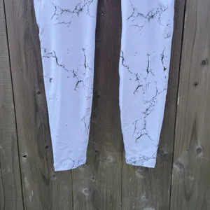 Buffbunny Limitless Collection Sz Medium White Marble Elysium Athleisure Pockets thumbnail 7