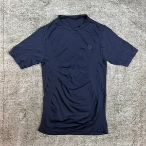 Victorias Secret Seamless Tee Women's L/XL Navy thumbnail 1