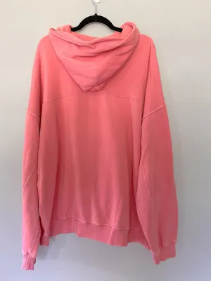 Abercrombie & Fitch Oversized Hoodie Sweatshirt Pink Coral XXL thumbnail 11