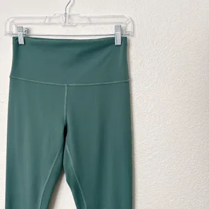 [Lululemon] Medium Teal Green Wunder Train High Rise Tight Leggings 25" Size 8 thumbnail 8
