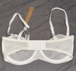 Skims Ultra Fine Mesh Strapless Bra 'Marble' thumbnail 3