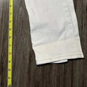 Abercrombie & Fitch Curve Love Ankle Straight Leg Ultra High Rise Jean White 00S thumbnail 10