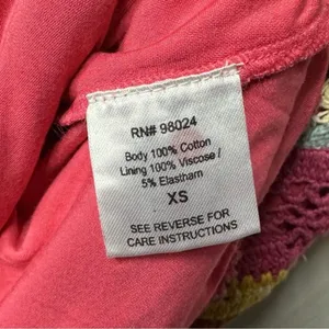 NWT Love the Label Larona Rainbow Crochet‎ Dress Size XS thumbnail 9