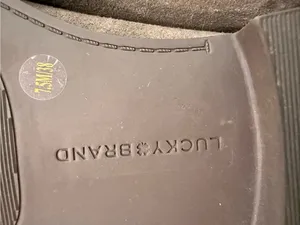 Lucky Brand Elafina Suede Loafers Grey Taupe 38 (US 7.5) thumbnail 10