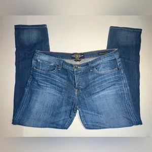 Lucky Brand Denim Blue Jeans Women’s Size 14/32 Sienna Cigarette‎ Mid Rise thumbnail 3