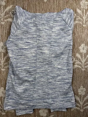 Under Armour Women's Grey Marled Hoodie with Blue Accents cold gear thumbnail 3