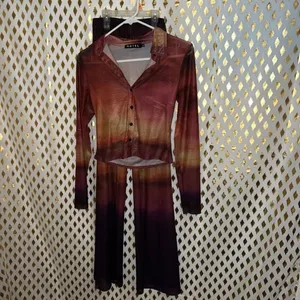 Motel matching set Herly Trouser In Sunset Melt size XS thumbnail 3