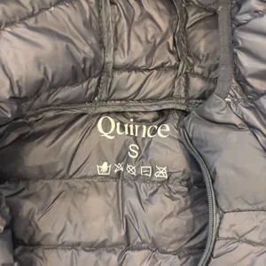 Quince Lightweight Down Packable Long Puffer Jacket Black Womens Sz S / W-JKT-14 thumbnail 2