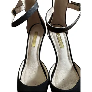 Louise Et Cie‎ black suede kitten heels sz 7 thumbnail 6
