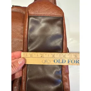Fossil Claire Leather Backpack Purse Brown Pebbled Vintage Career School Casual thumbnail 15