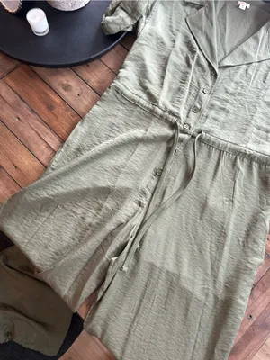 Anthropologie Tiny Heidi Green Jumpsuit M thumbnail 8