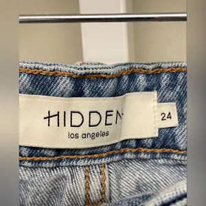 HIDDEN Los Angeles Ella High Rise Distressed Straight Leg Jeans Size 24 thumbnail 3