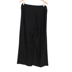 Athena Marie Pants Womens Medium Black Stretch Travel Casual Business Wide Leg thumbnail 5